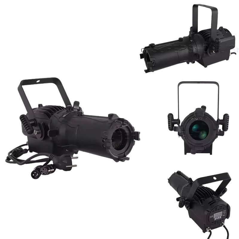 Đèn Profile sân khấu 80-100W vàng ấm và trắng lạnh mini zoom