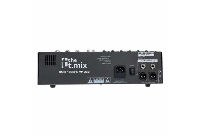 Mixer The T.mix xmix 1202 FXMP USB Case Bundle
