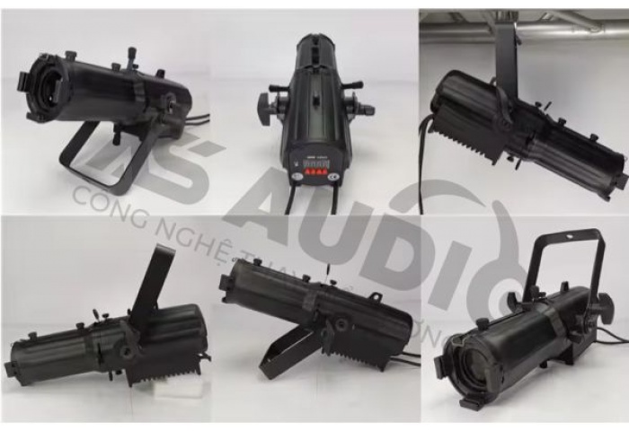 Đèn Profile sân khấu 80-100W vàng ấm và trắng lạnh mini zoom