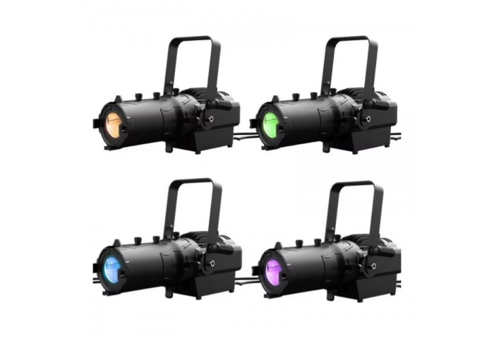 Đèn Profile sân khấu 80-100W vàng ấm và trắng lạnh mini zoom