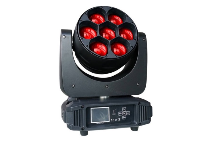Moving Head Light Led 7X40W RGBW 4in1 Zoom
